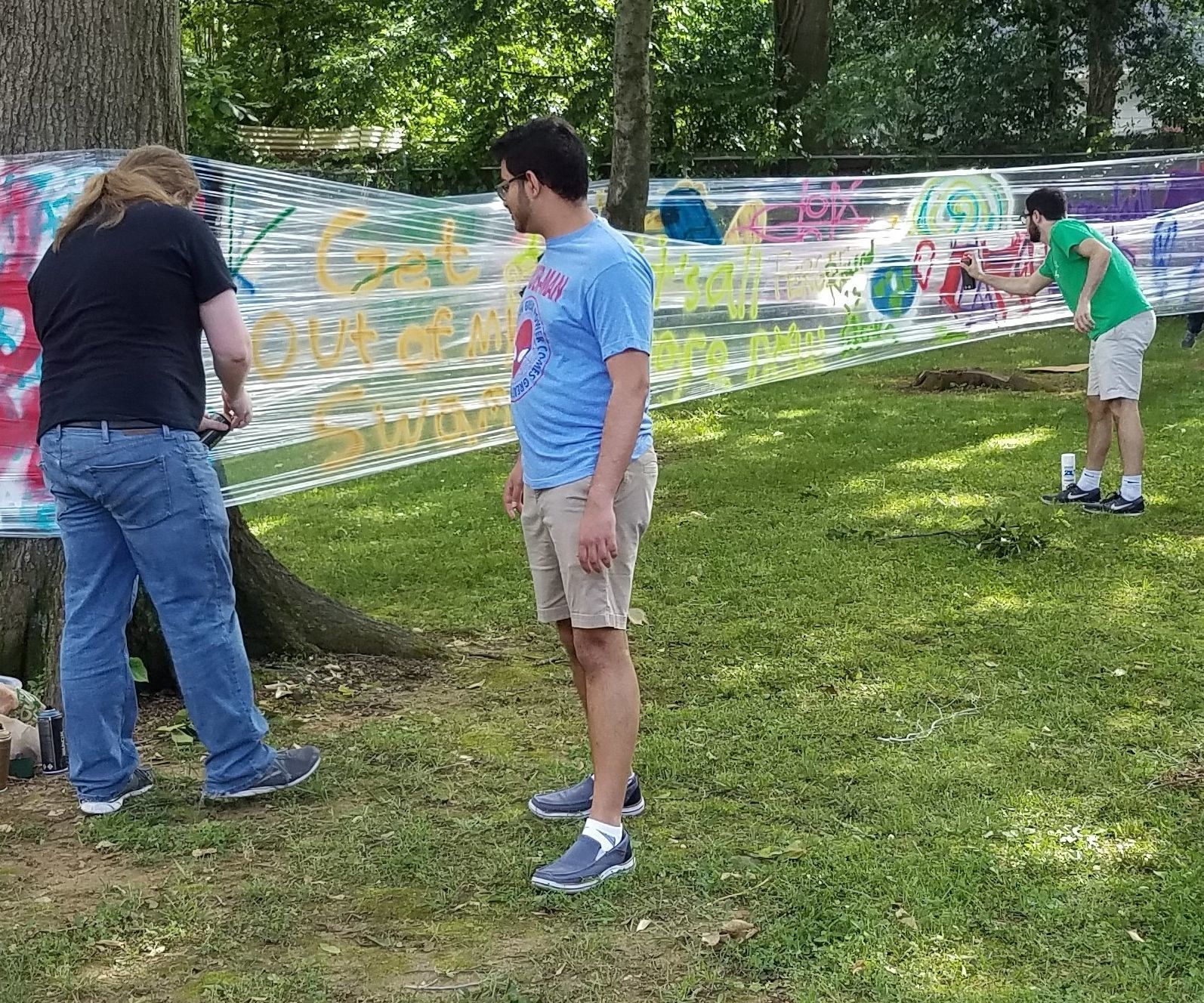 No-Mess Graffiti Party