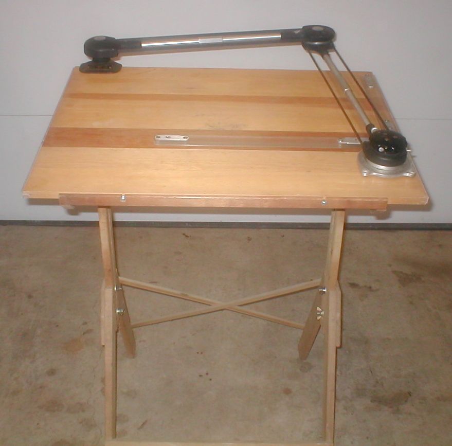 Adjustable Drafting Table With Basic Tools and Materials : 4 Steps ...