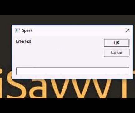 How to Make Your Computer/PC Speak? [Like Jarvis] [DIY]