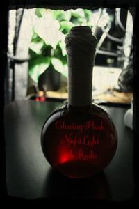 Glowing-Flask NightLight, [with Radio]