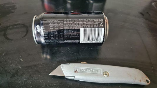 Cutting the Aluminium Cans