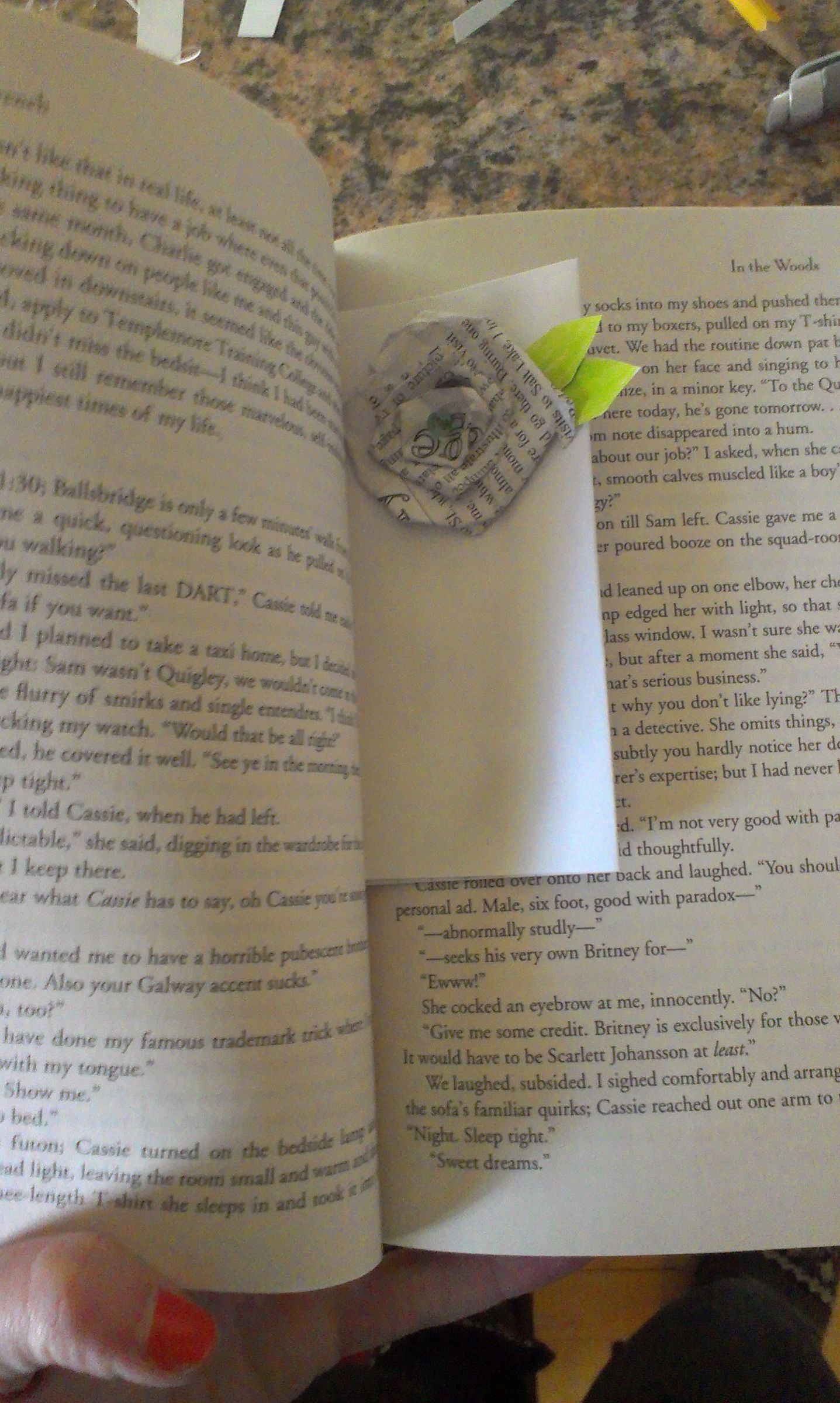 Rose Bookmark