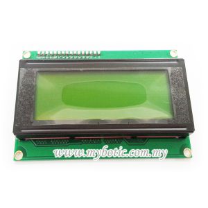How to Use I2C Serial LCD 20X4 (Yellow Backlight) : 6 Steps (with ...