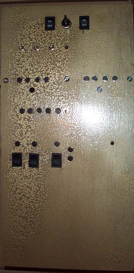 Custom Switch Panel for a Flight Simulator