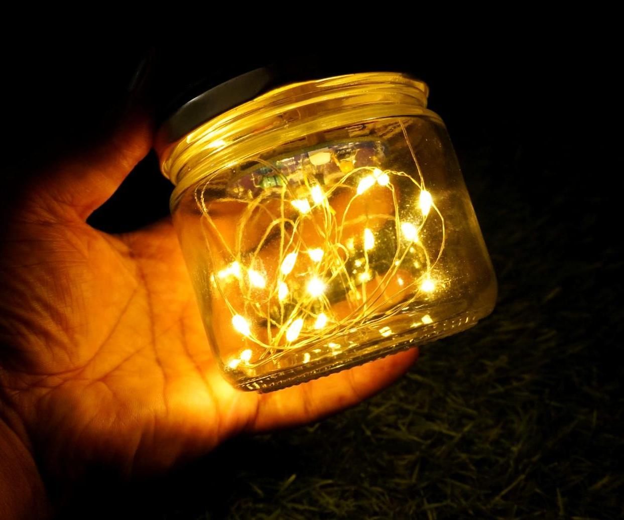 DIY Solar Mason Jar Lamp