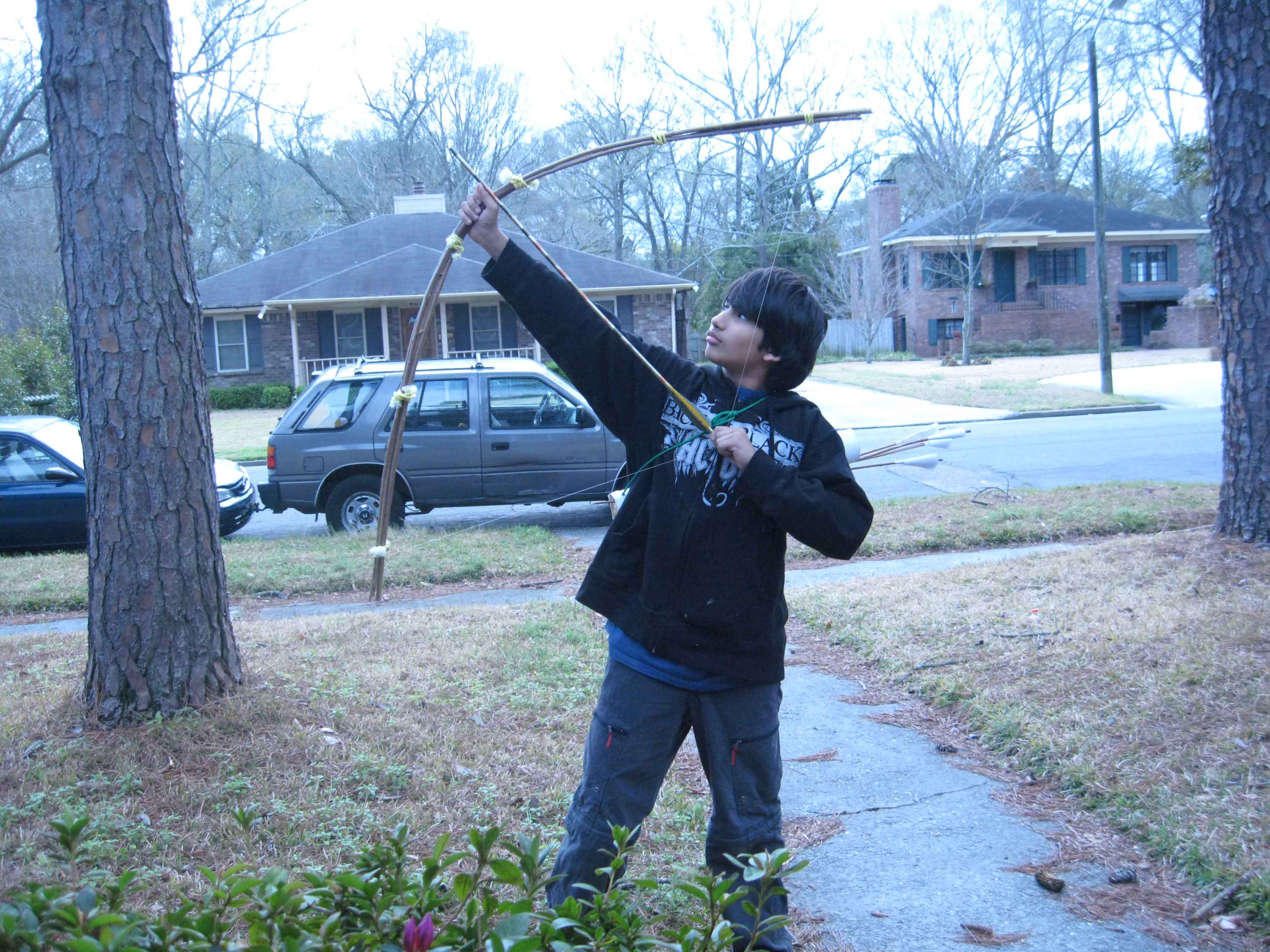 how to make a survival bow and arrow