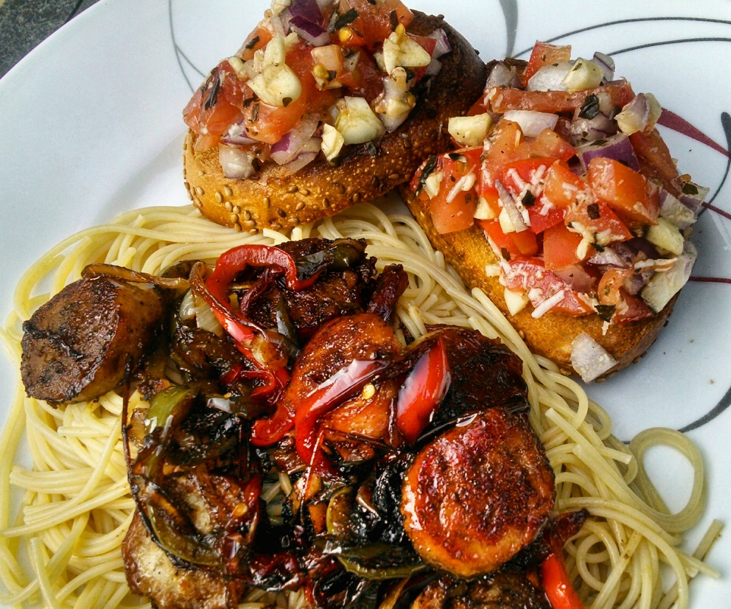 Twist on Sausage and Peppers