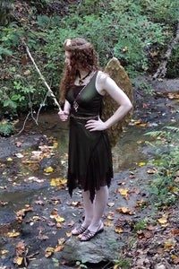 DIY Forest Fairy Costume (Made With Real Vines and Leaves!)