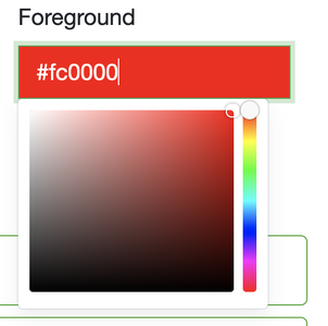 Changing Color and Filetype