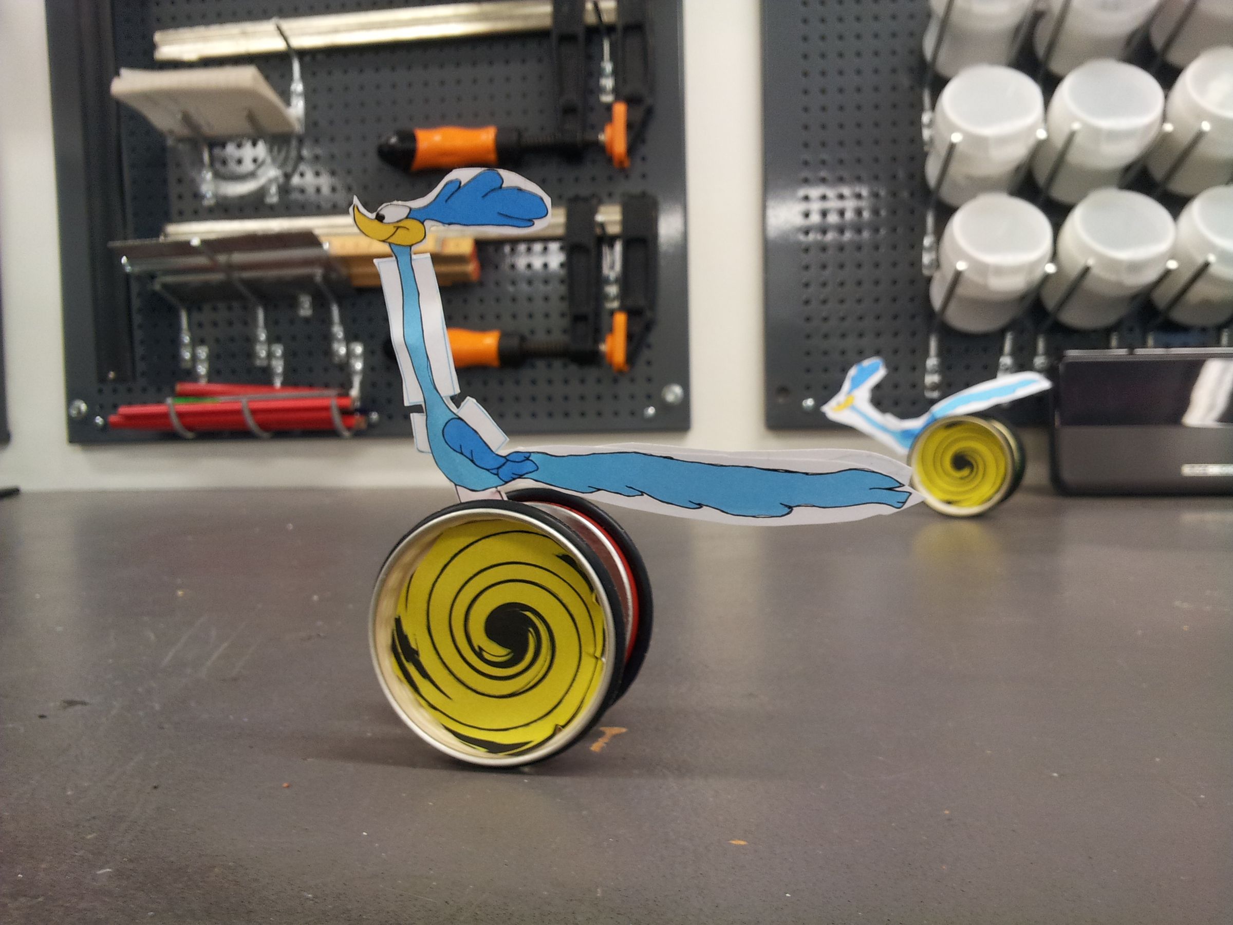 Road Runner toy that is really fun to make and use