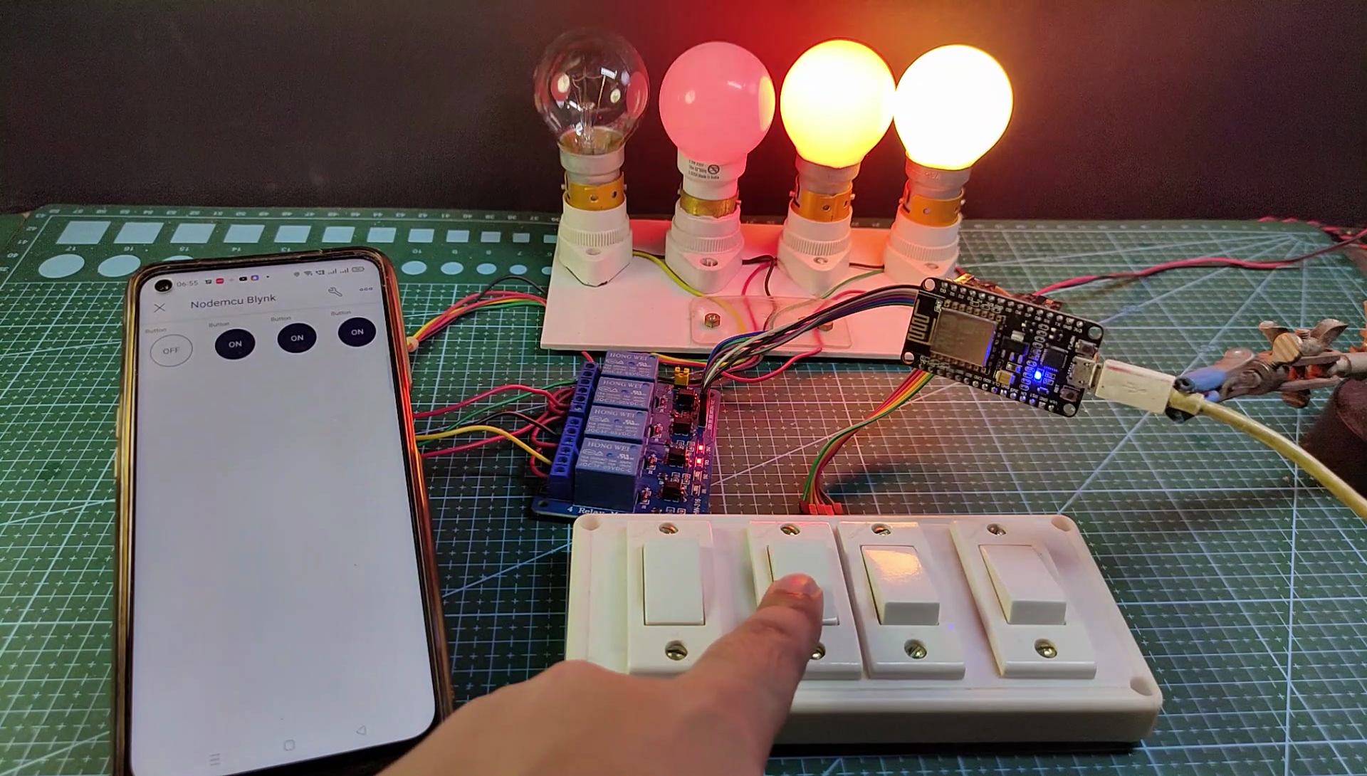 Smart Home Using NodeMCU ESP8266 and Blynk 2.0 With Real-time Feedback ...