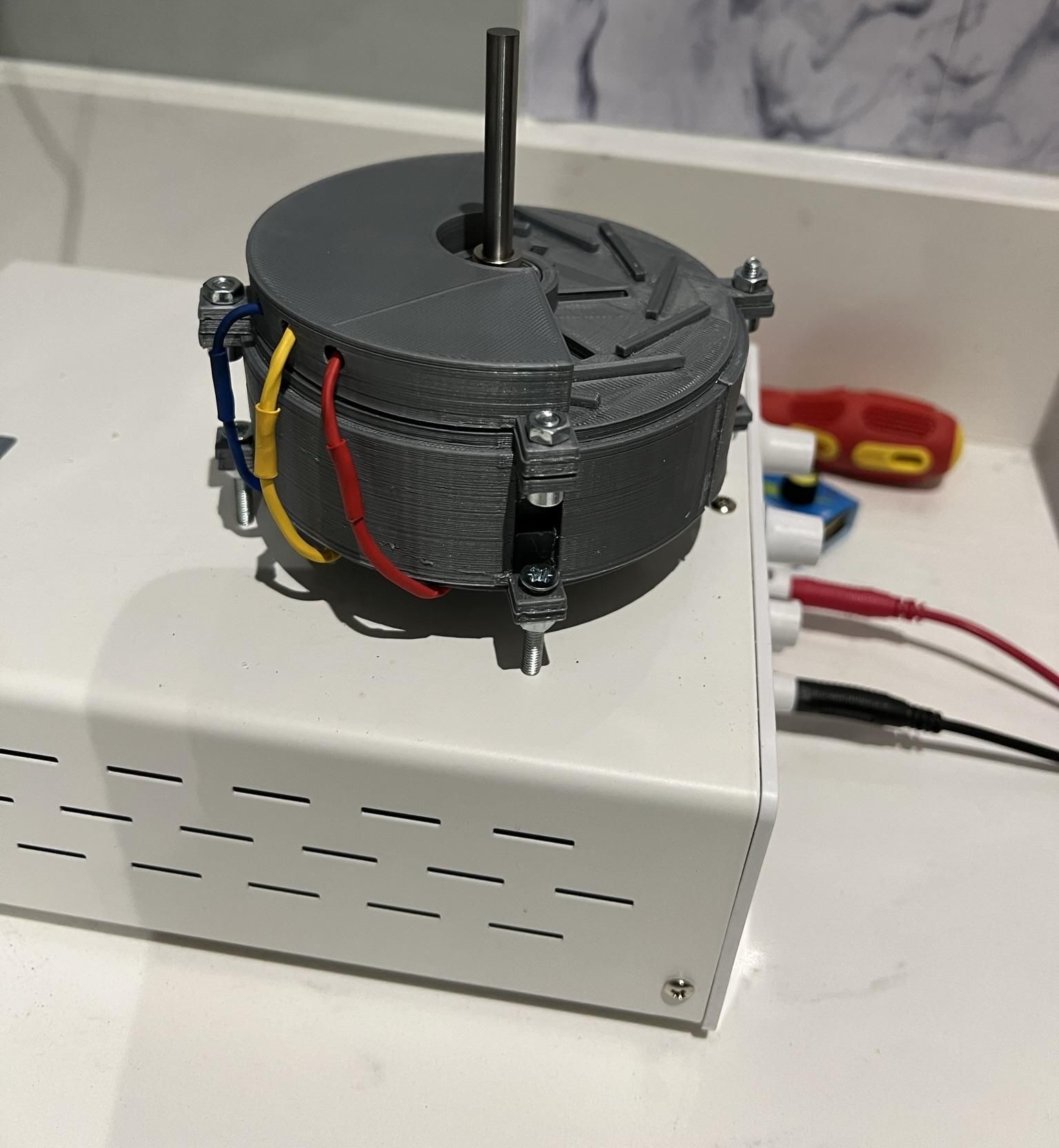 3D Printed Duo Stator 3-Phase Motor
