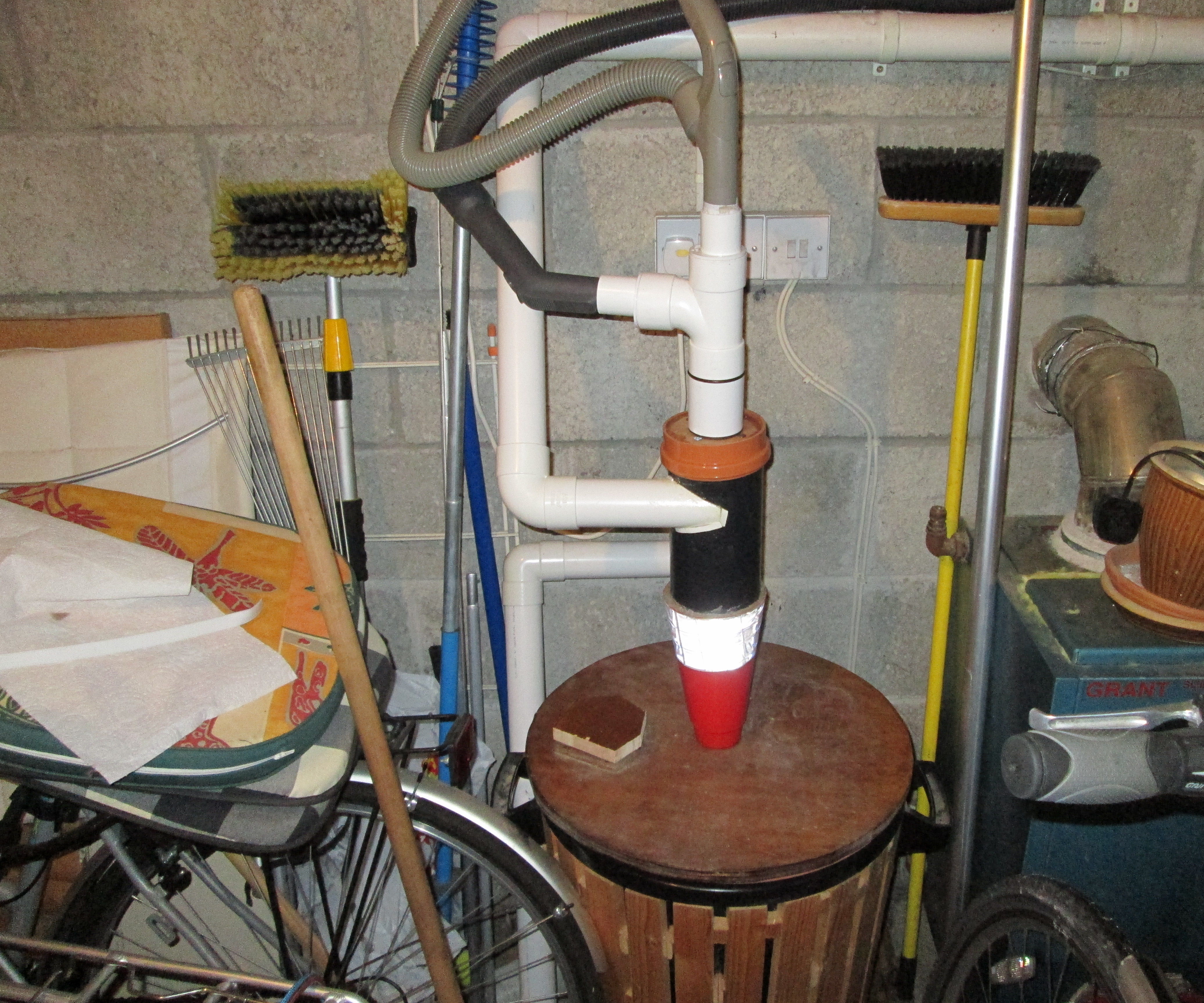 DIY cyclone vacuum