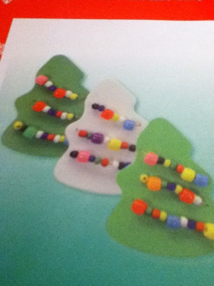 Christmas Bead Trees