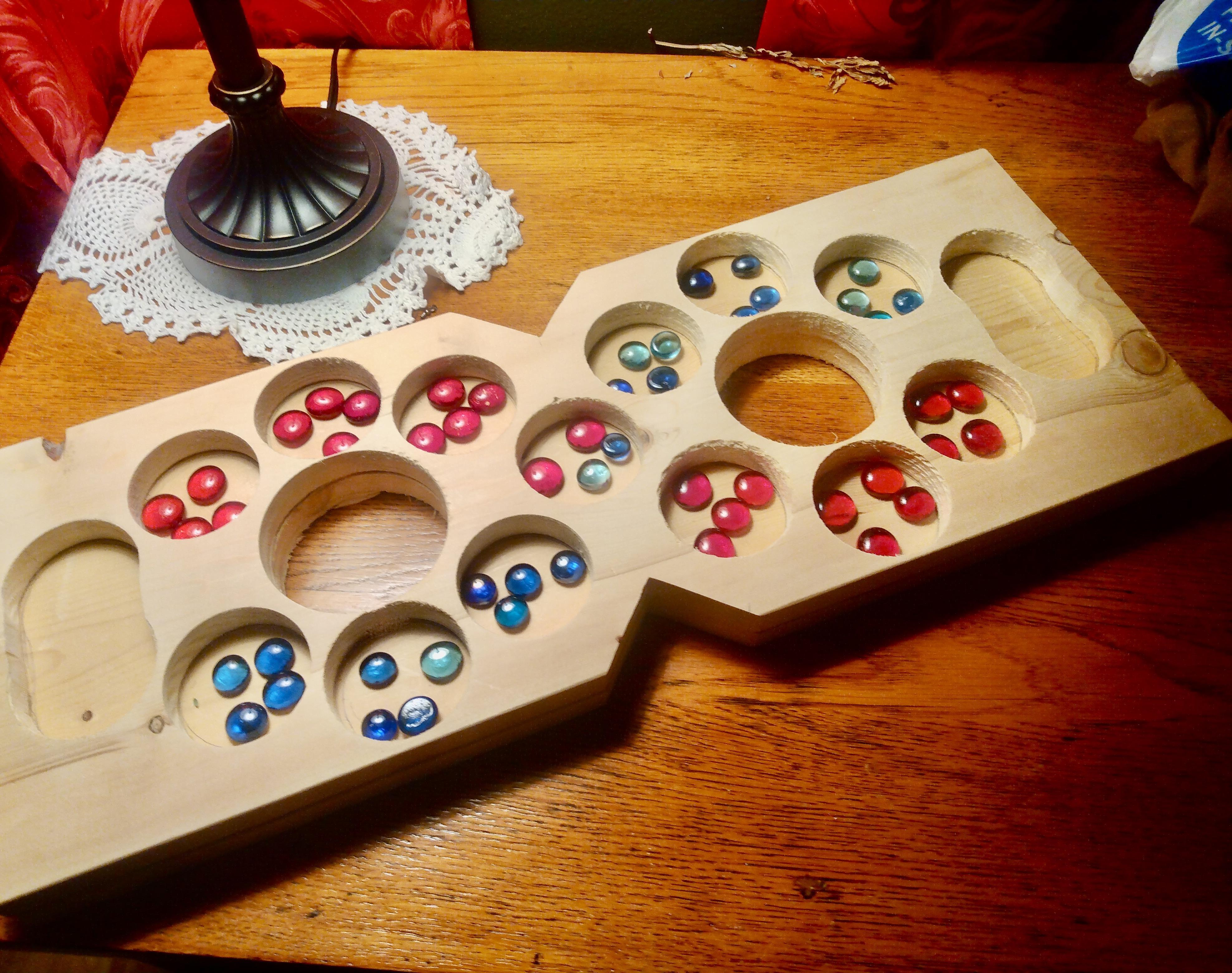 DIY Figure 8 Mancala
