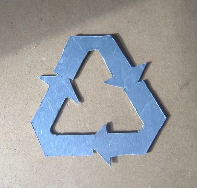 Upcycled Recycling Awareness Symbol