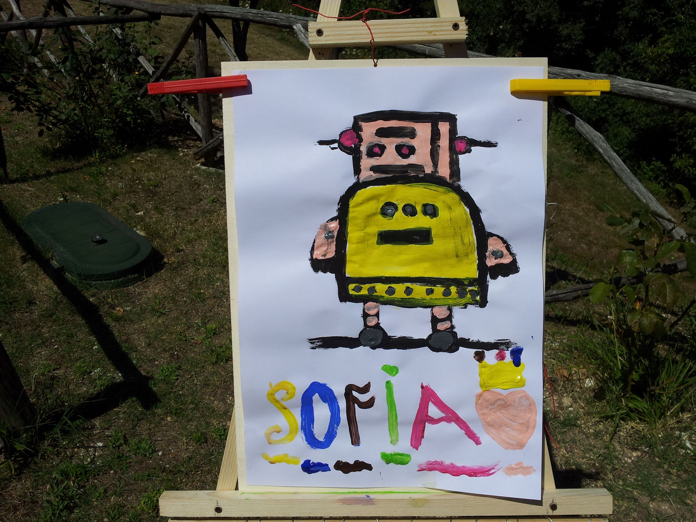 Easel for Little Artists