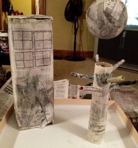 Making Paper Mache Projects Focused on Shapes and Structures : 5 Steps ...