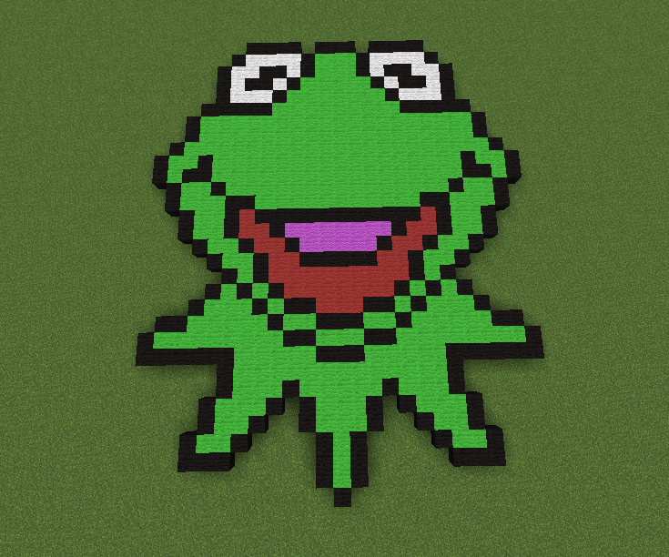 Kermit the Frog Pixel Art