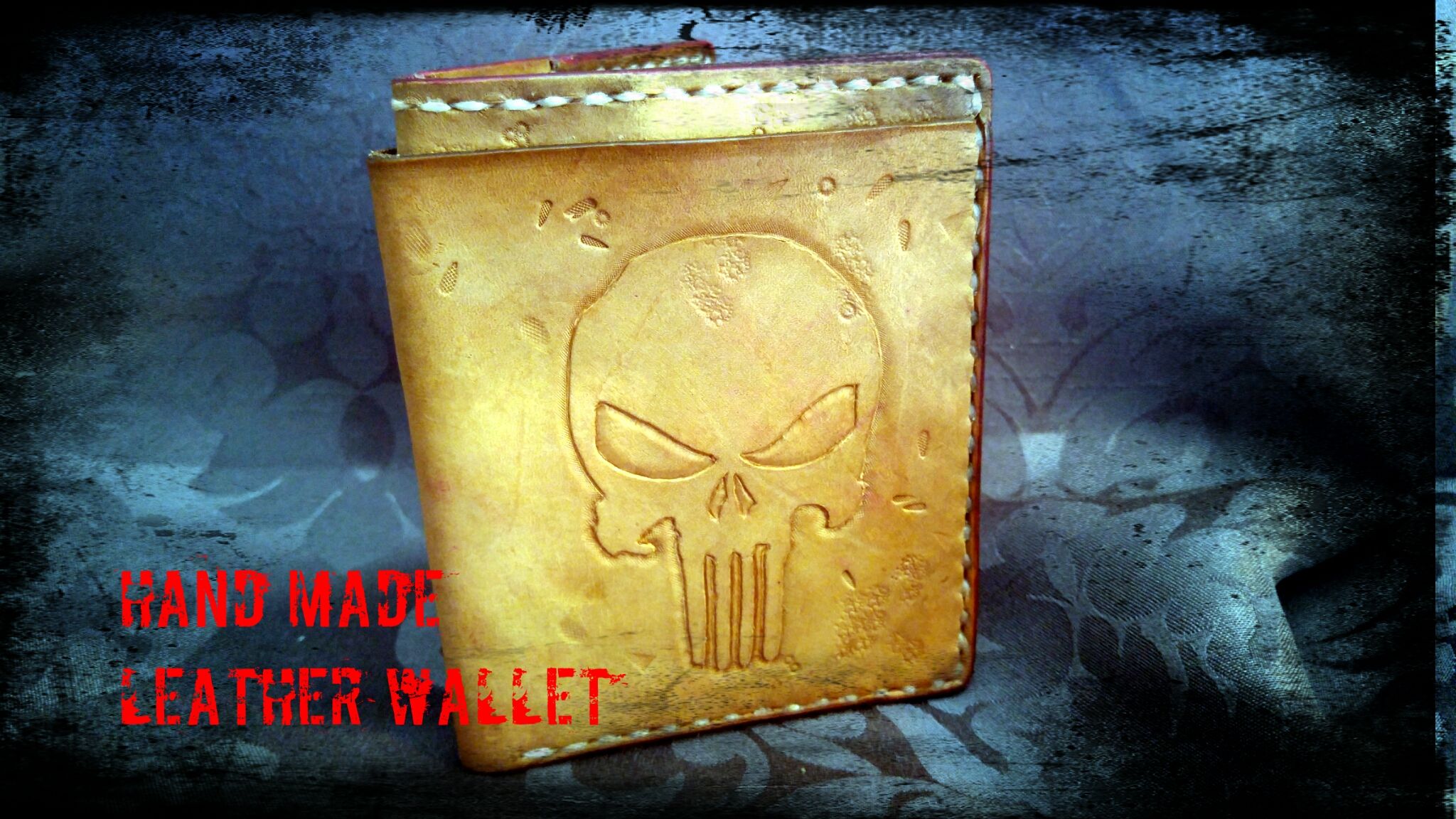 hand made leather wallet