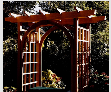 How to Build a Garden Trellis With Bench Seat