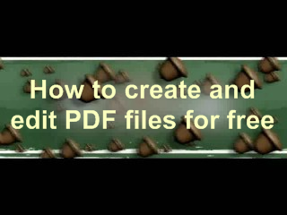 How to Create/Edit PDF Files for Free