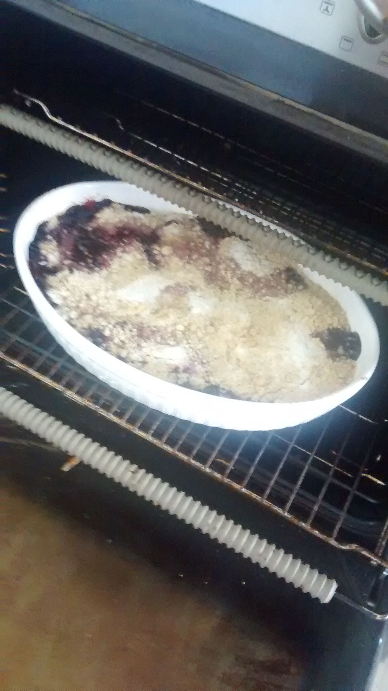 apple and BlackBerry crumble