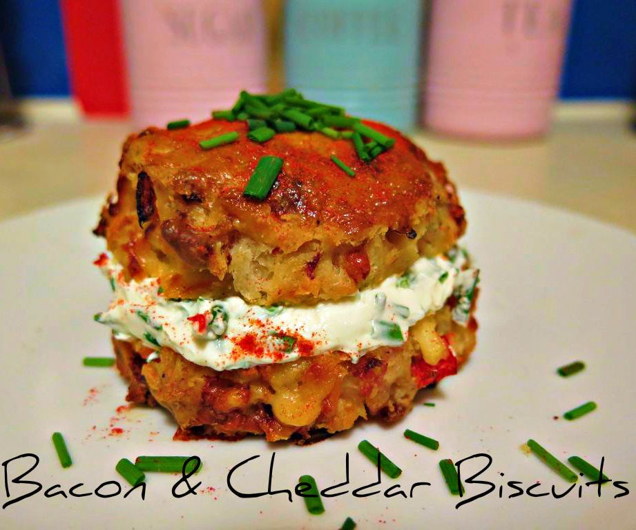 Bacon & Cheddar Biscuits (Savoury Scones)