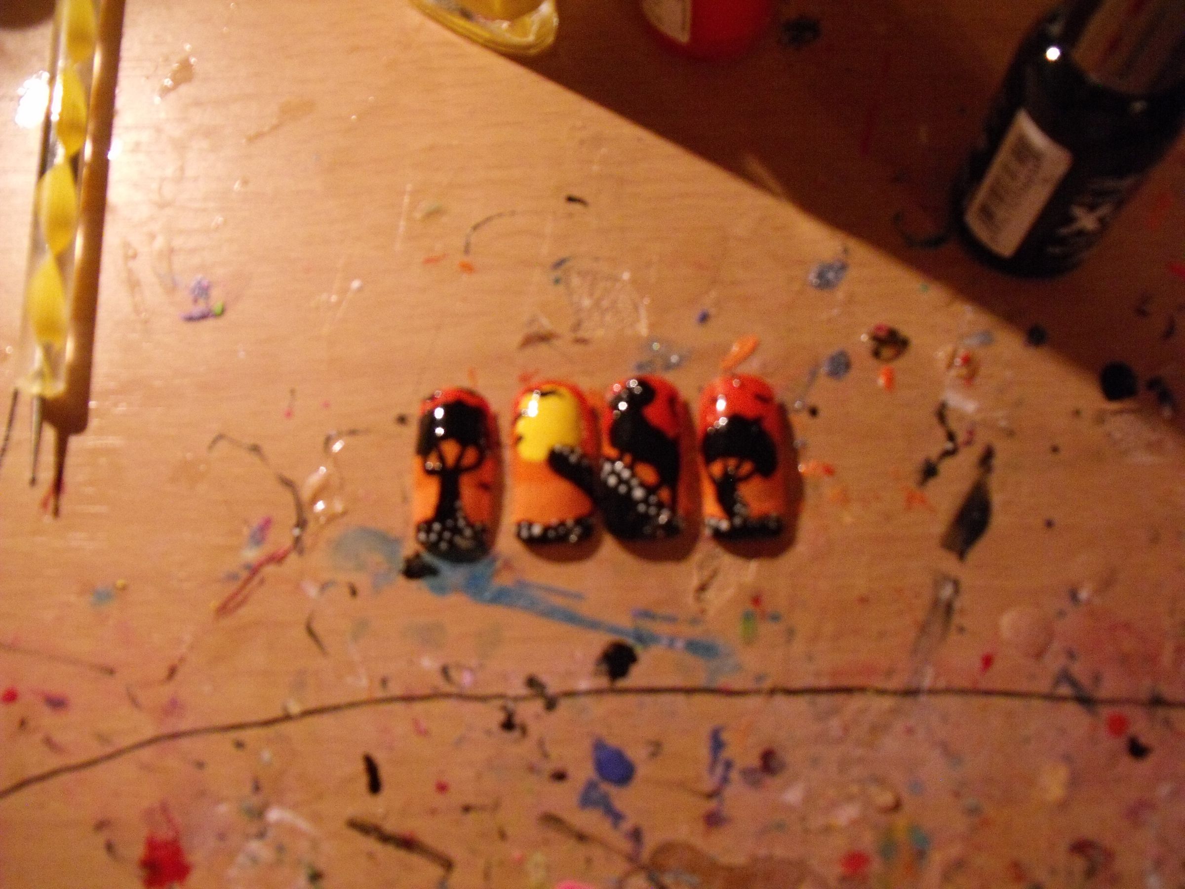 How to Make the Lion King Nail Art