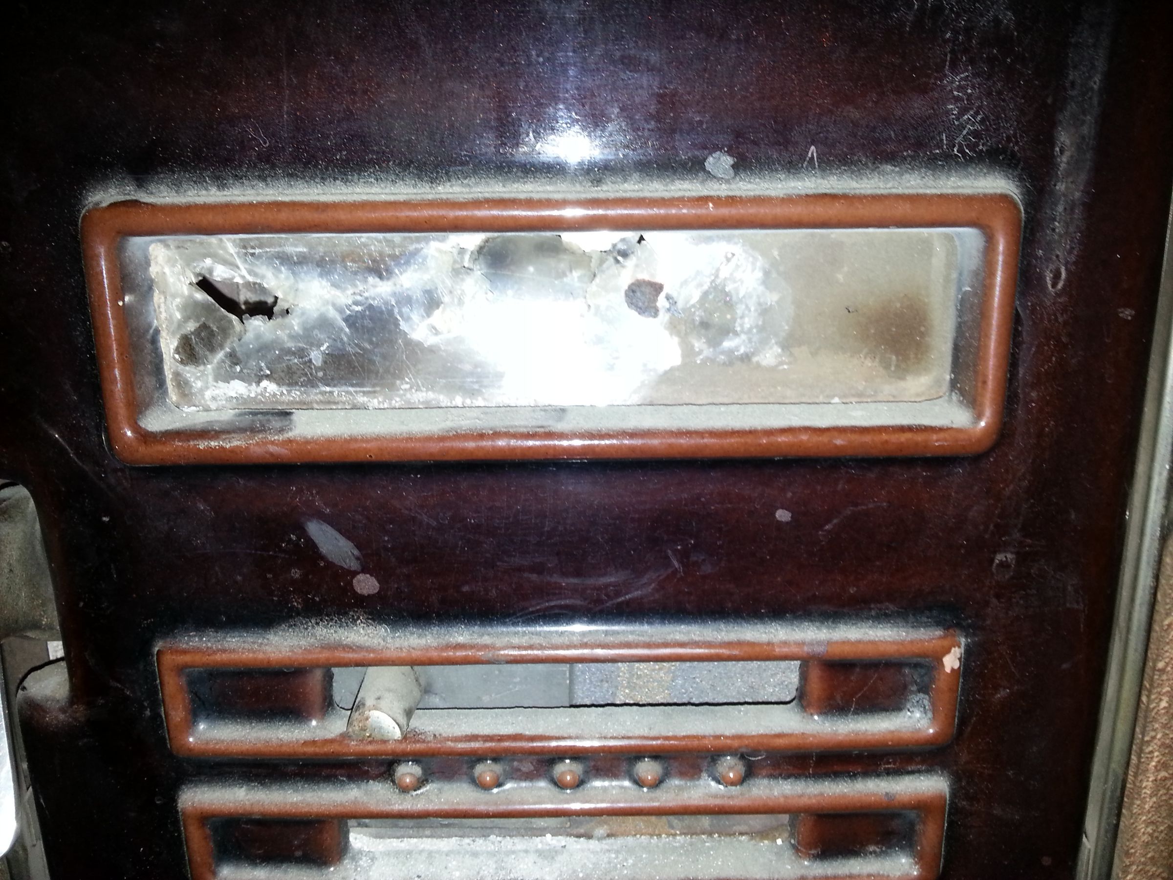 Replacing a mica window (Glimmerfenster) in a Meller oven