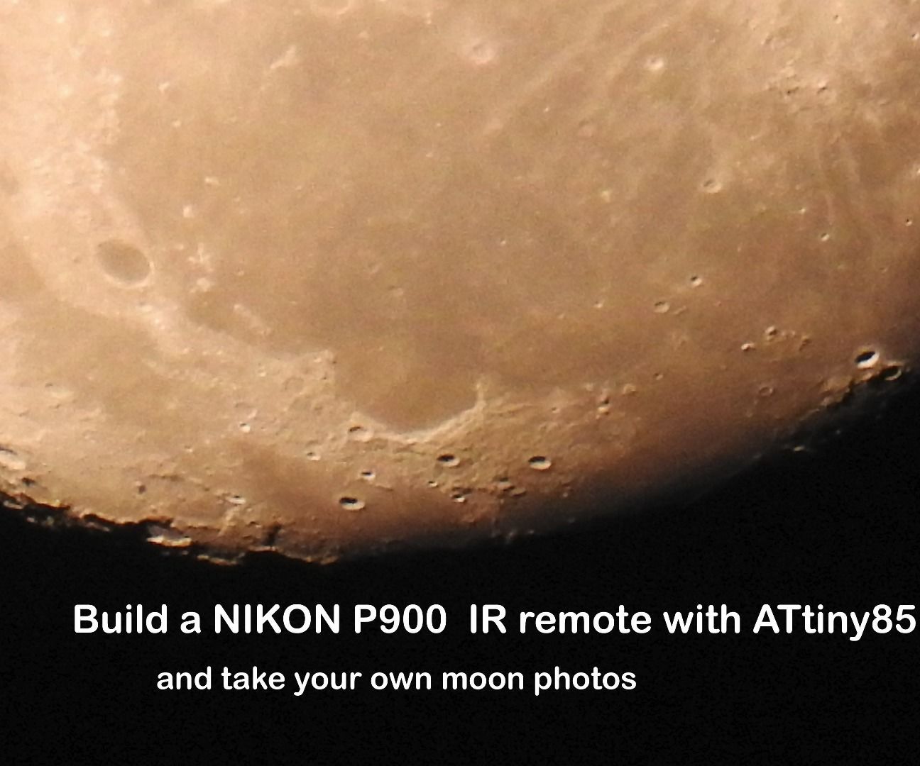 Nikon IR remote and time laps with ATtiny 85 