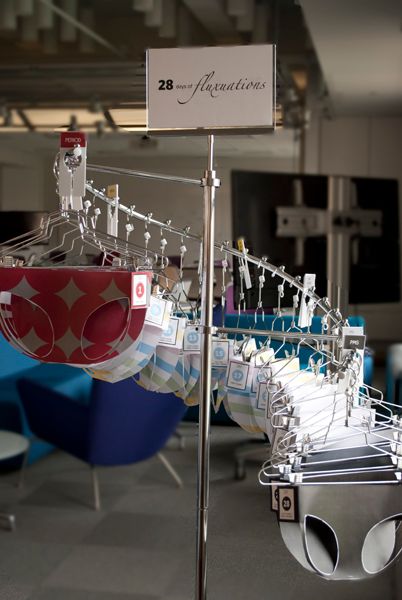 Interactive Menstrual Cycle Exhibit Using Paper Undies