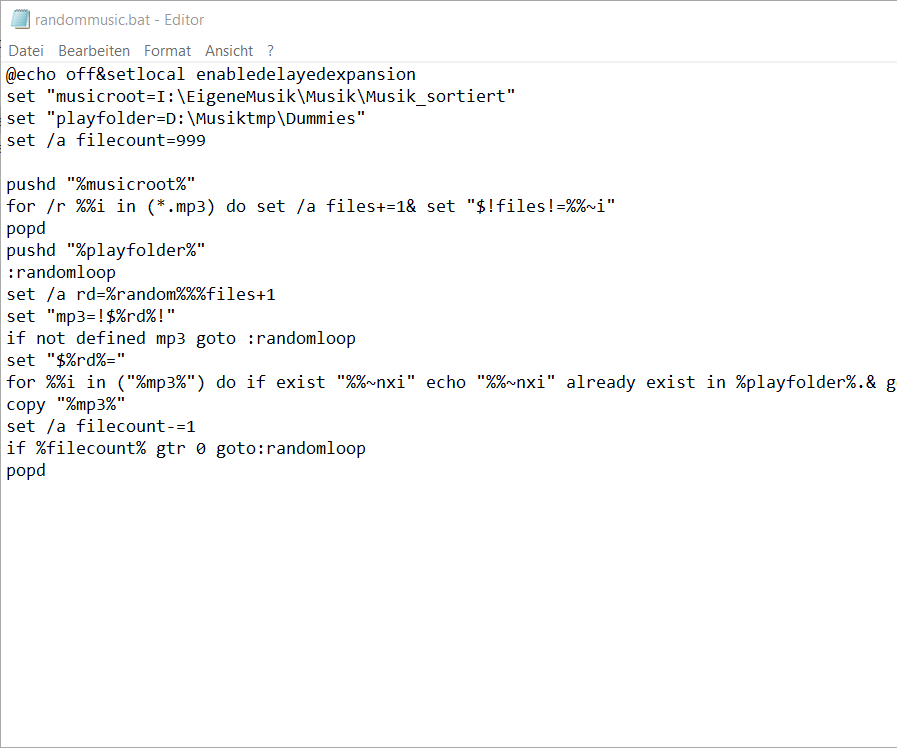 Random MP3`s to Phone