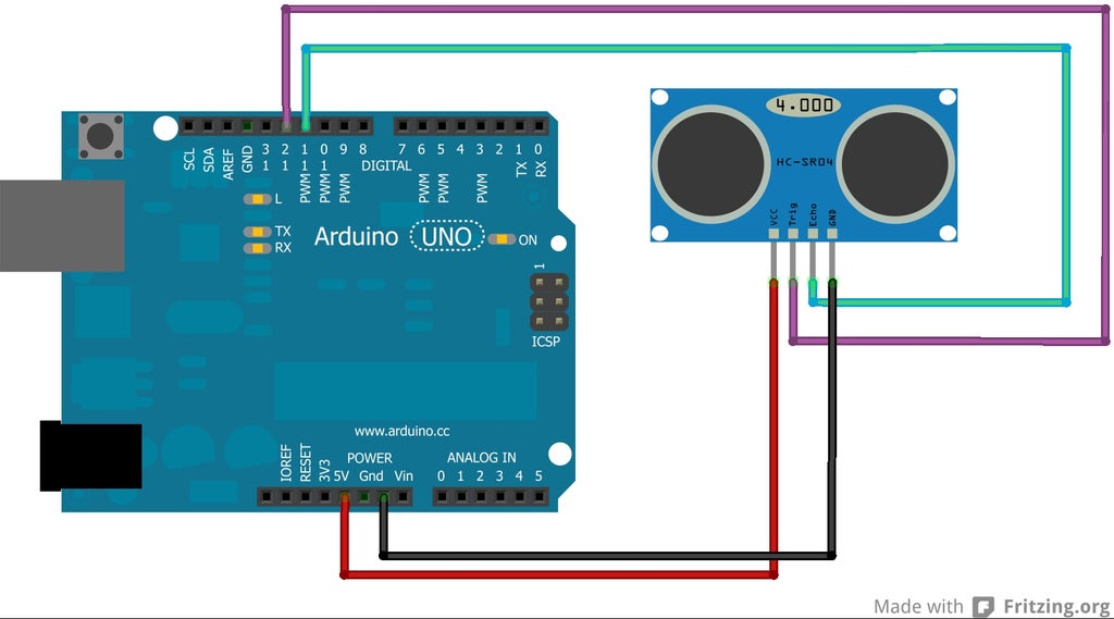 Distance Measurement Using Arduino Ultrasonic Sensor Code Distance