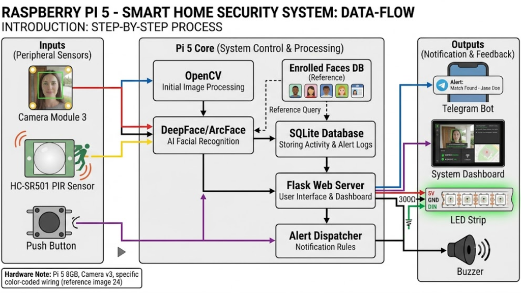 Smart Home Security System With AI Face Recognition : 13 Steps ...