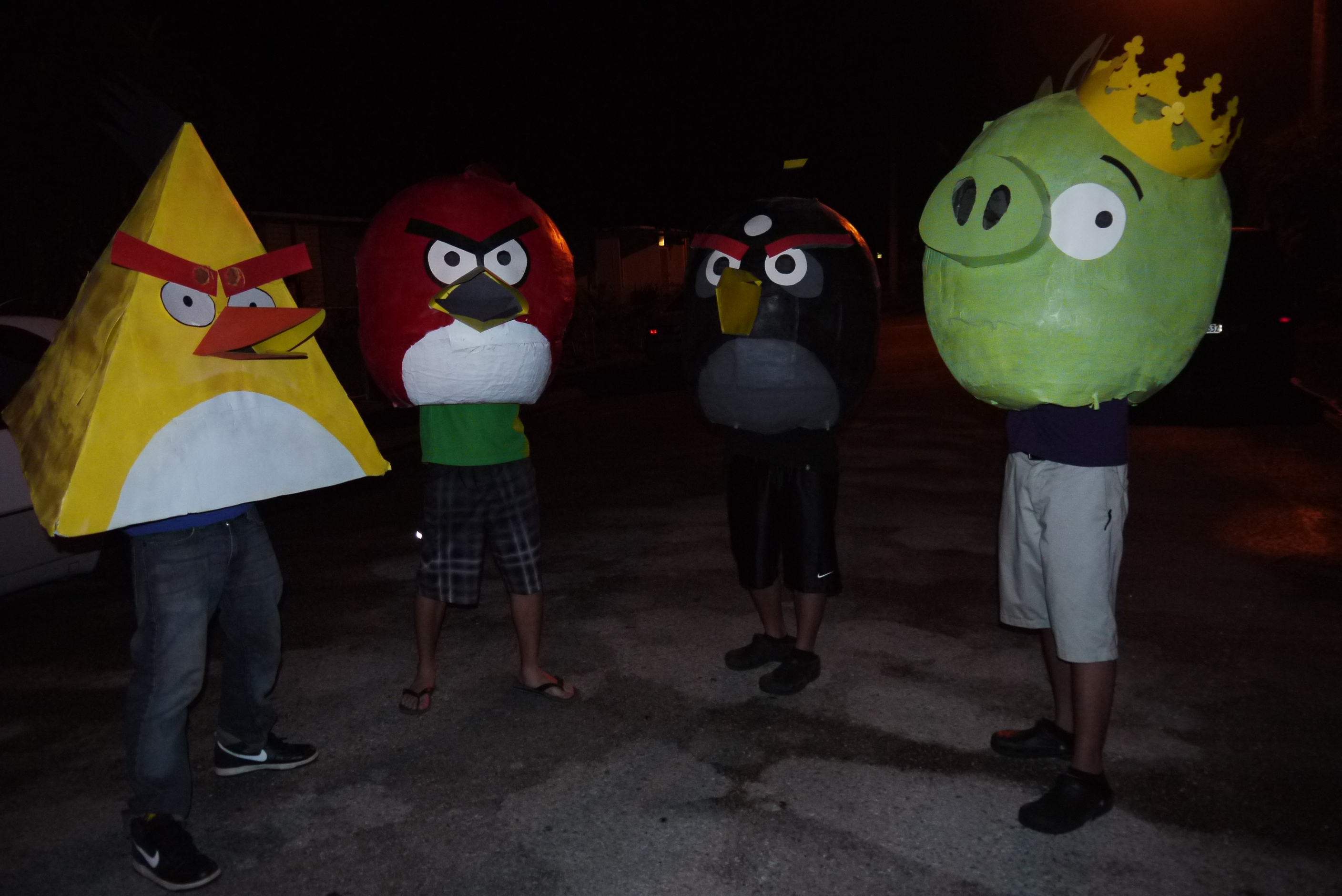 Paper Mache Angry Birds Costume! Instructables