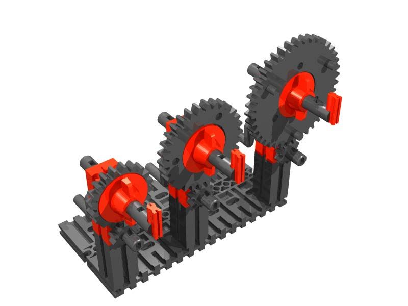 Fischertechnik Happy Spur Gears Model