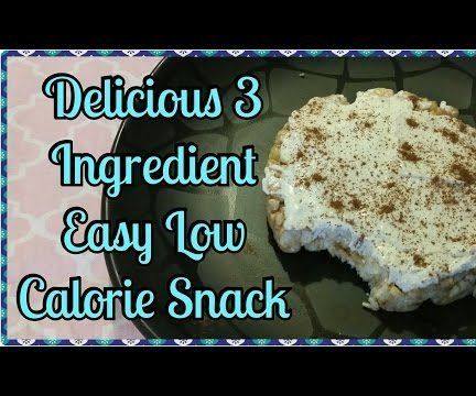 Delicious 3 Ingredient Low Calorie Snack