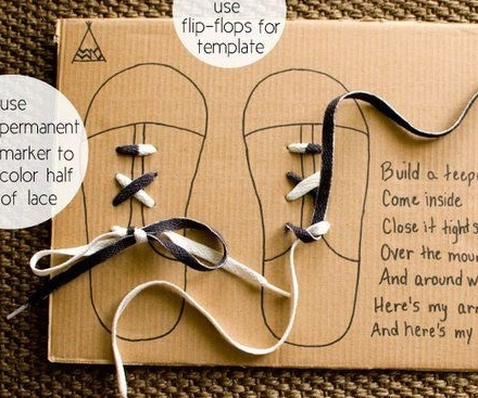 How to make someone learn tie Shoelace in a CUTE WAY