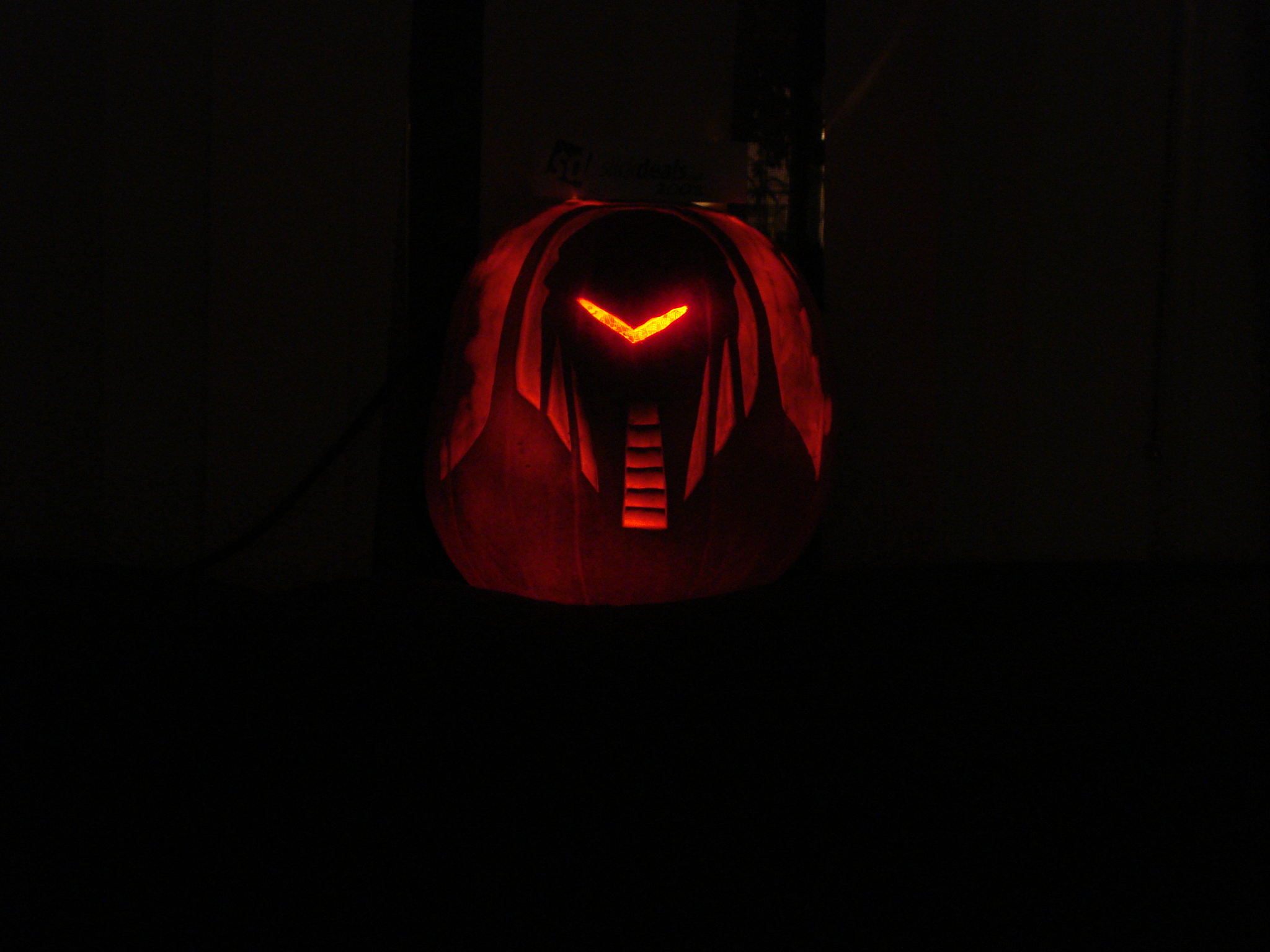 Cylon pumpkin!