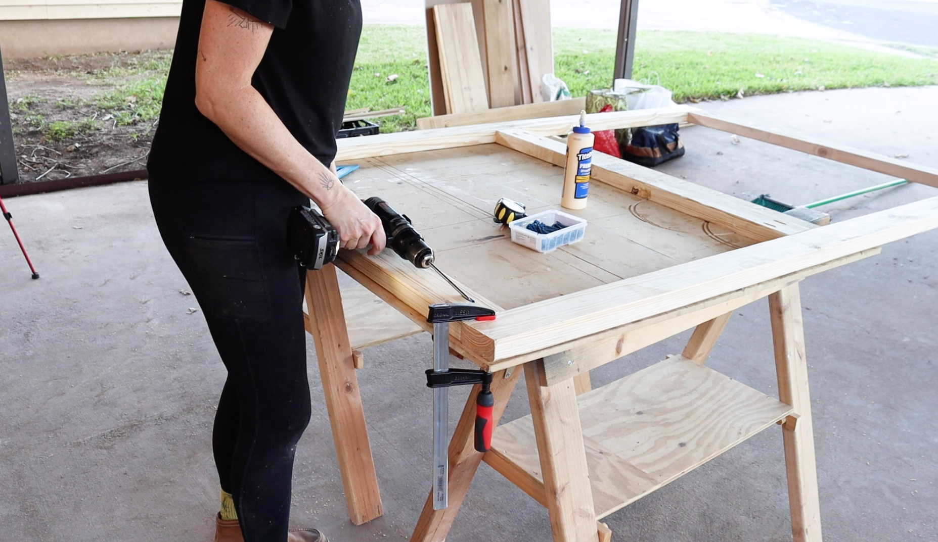 Homemade Wooden Workbenches