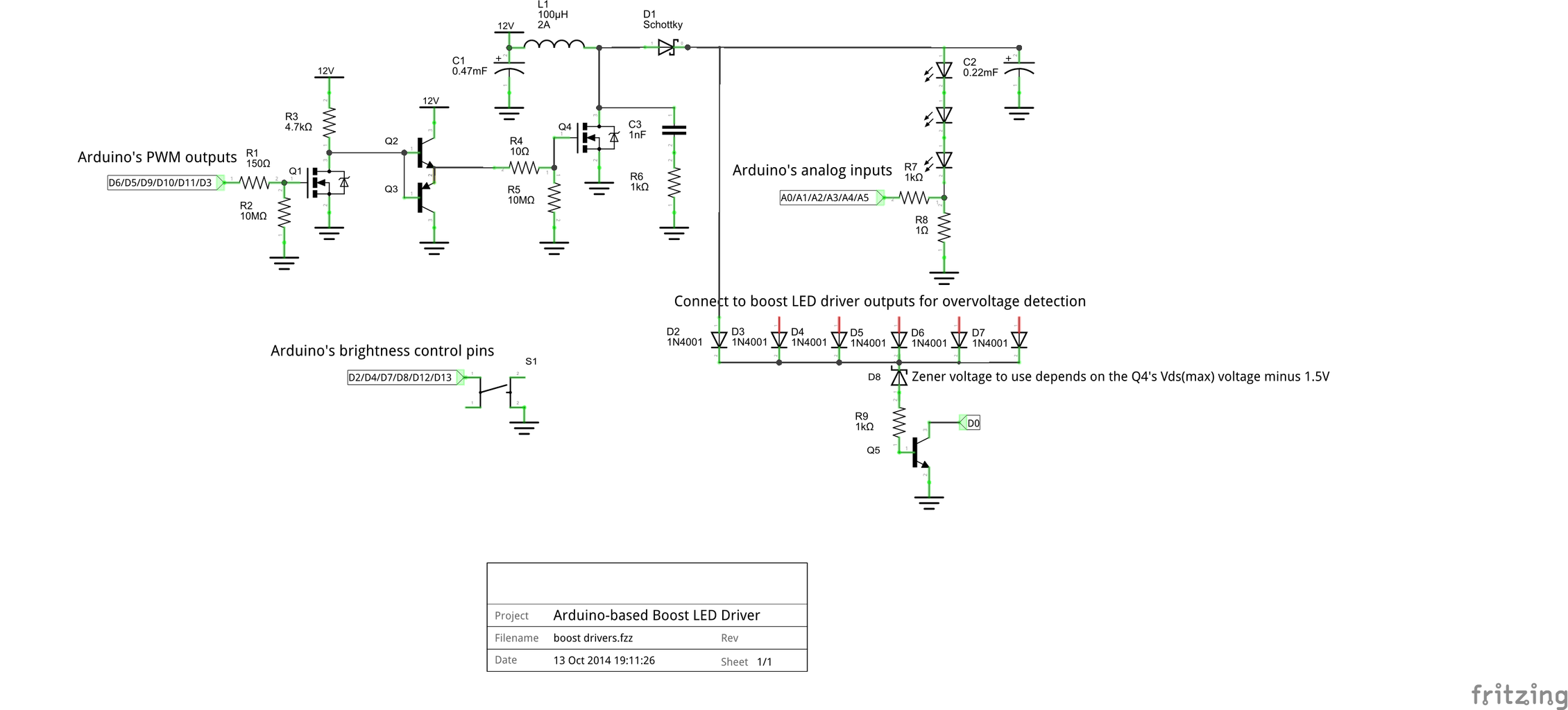 based High Powered Switching LED Drivers : 5 Steps Circuit Diagram