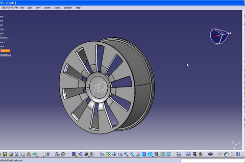 How to make a wheel rim in a few simple steps in Solidworks and Catia ?