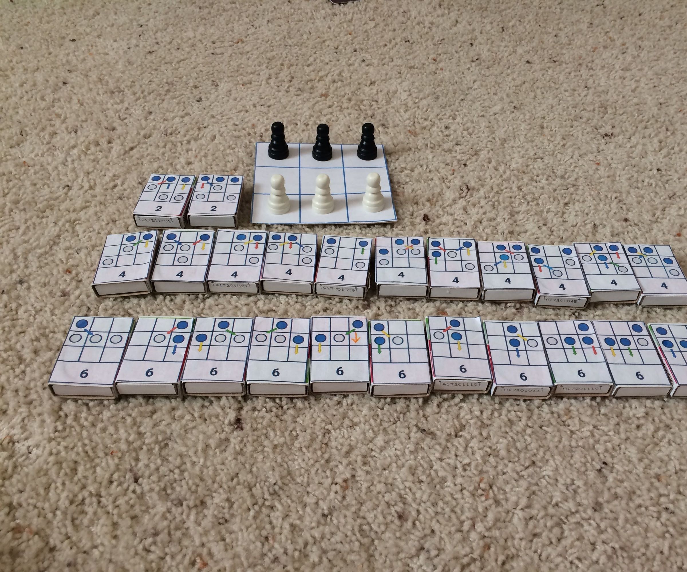 Matchbox Mini Chess Learning Machine