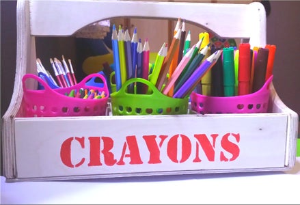 Crayons Carrying Tote