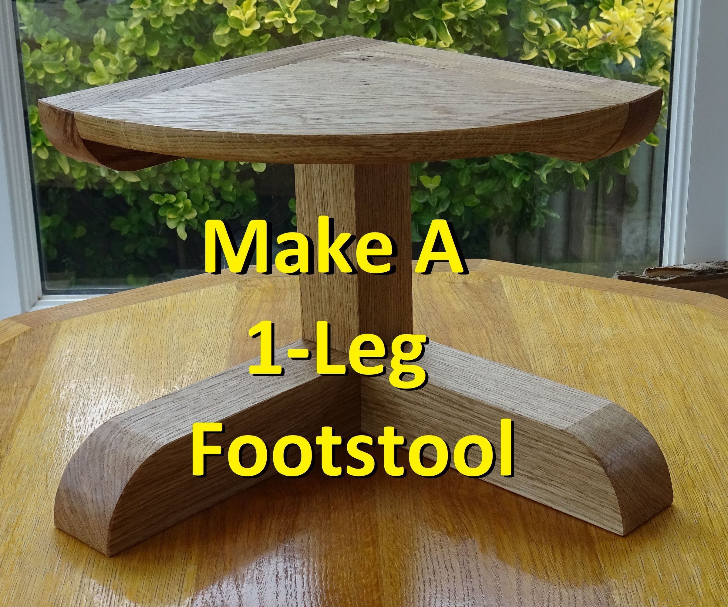 Make a 1-Leg Footstool