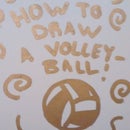 How to draw a Volleyball!