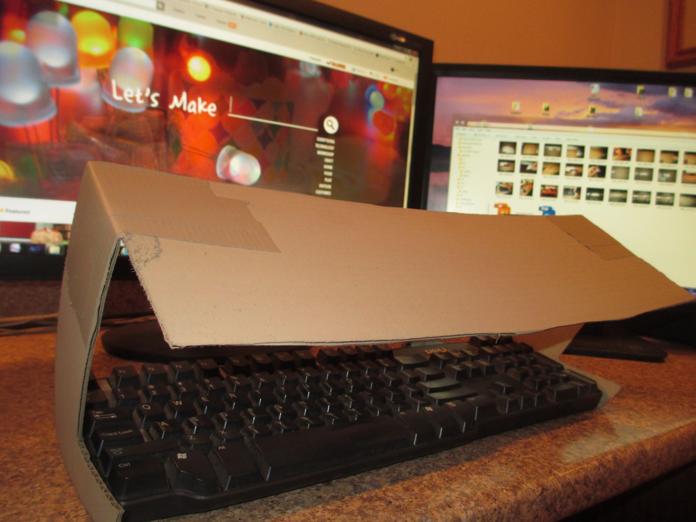 Cardboard Keyboard Cover 9 Steps (with Pictures) Instructables