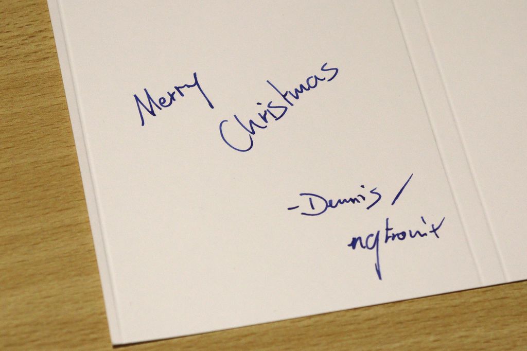 Card: Write Greetings