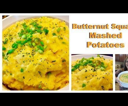 Butternut Squash Mashed Potatoes 